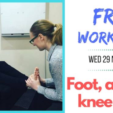 Foot, ankle & knee pain – FREE WORKSHOP